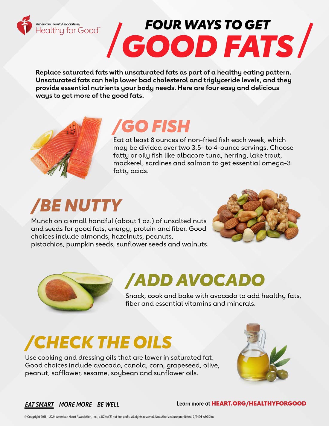 4 Ways to Get Good Fats Infographic