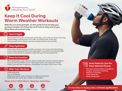 How to Keep Cool During Warm Weather Workouts