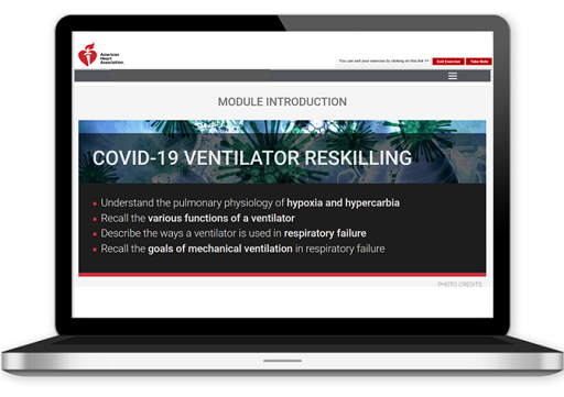 COVID-19 Ventilator Reskilling course
