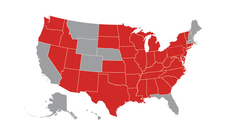CPR in Schools State Legislation Map