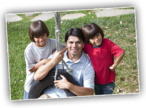 family tire swing