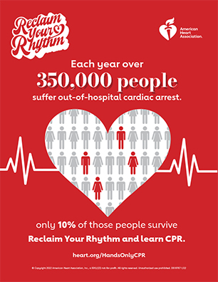 Each year over 350,000 people suffer out-of-hospital cardiac arrest