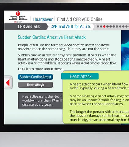 Heartsaver® CPR AED Training | American Heart Association CPR & First Aid