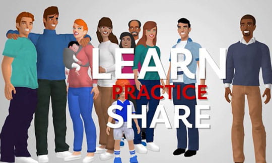 learn practice share