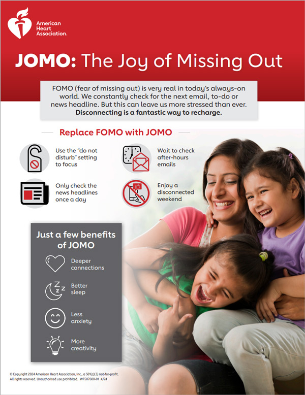 JOMO: The Joy of Missing Out