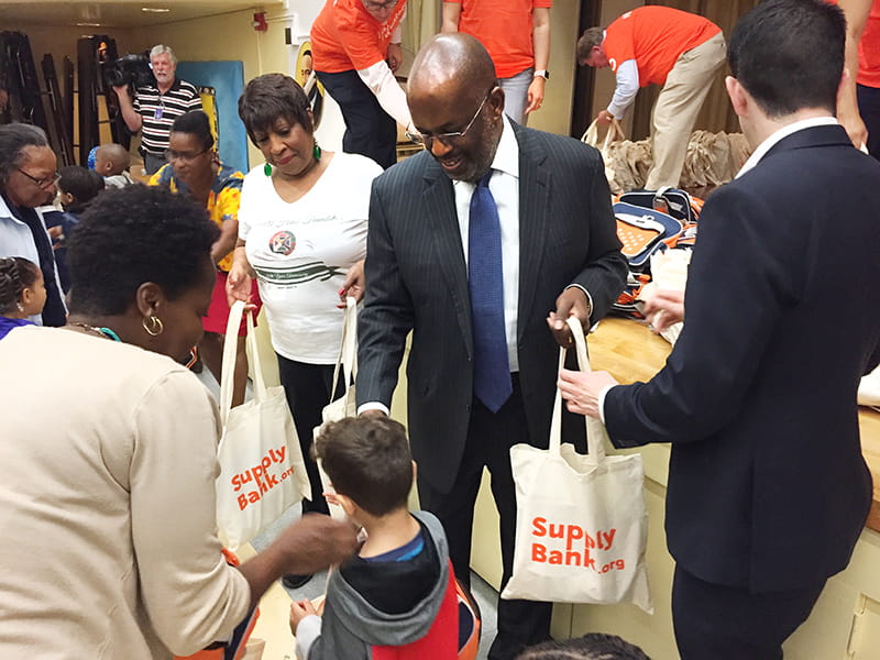 Bernard J Tyson back to school drive Bernard J Tyson back to school drive