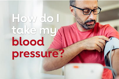 how to take your blood pressure at home.