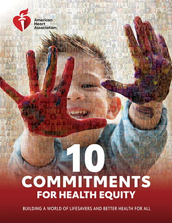10 Commitments for Health Equity report cover