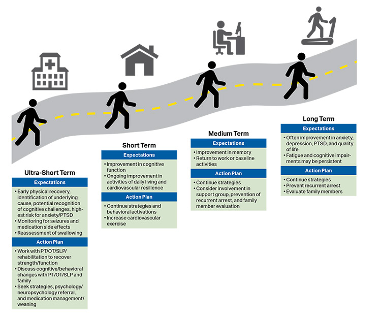 Figure 12. Roadmap to recovery in cardiac arrest survivorship