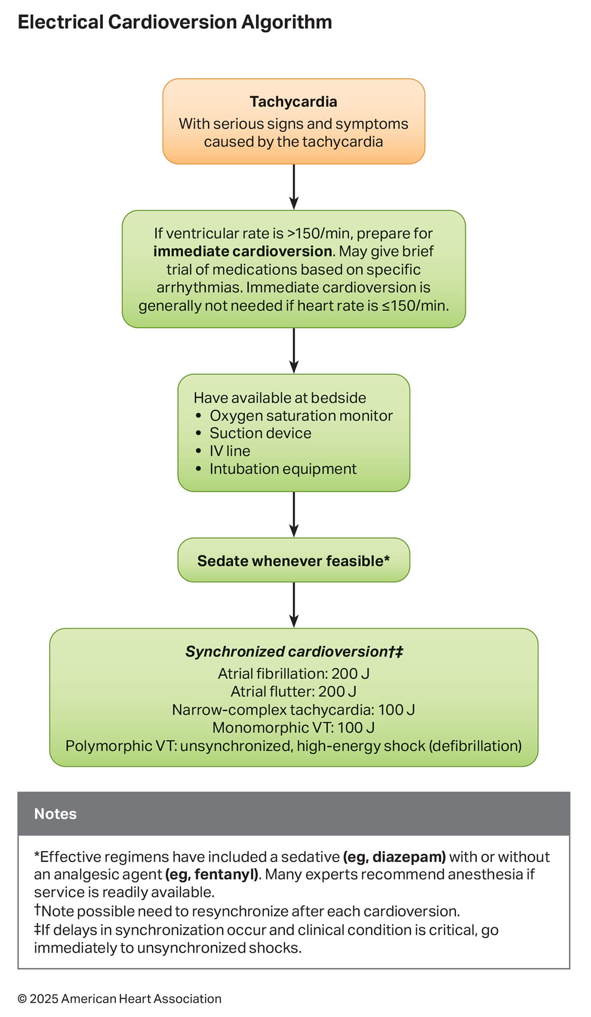 Figure 7. Electrical Cardioversion Algorithm