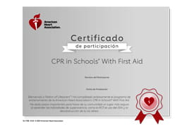ESXM CPRiS First Aid Certificate of Participation ESXM CPRiS First Aid Certificate of Participation image