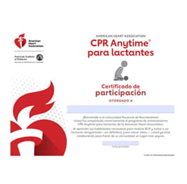 Infant Certificate of Participatión Spanish 270 image