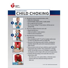 Heartsaver Child Choking image Heartsaver Child Choking image